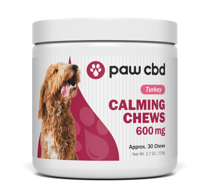 cbdMD Paw CBD 600mg Dog Calming Chews - Turkey Flavored